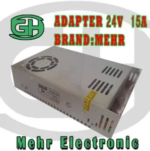 آداپتور صنعتی 24ولت 15آمپر MEHR